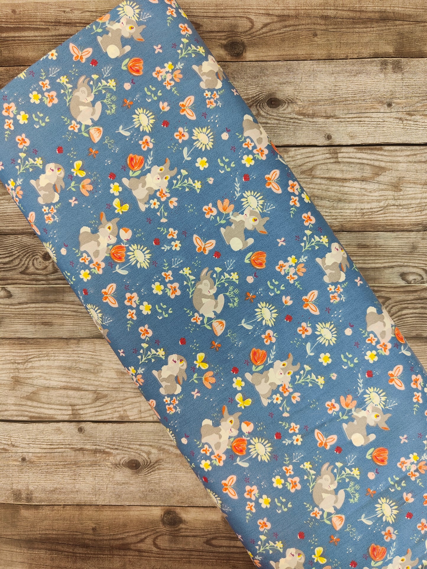 Grey Rabbit Cotton 70cm