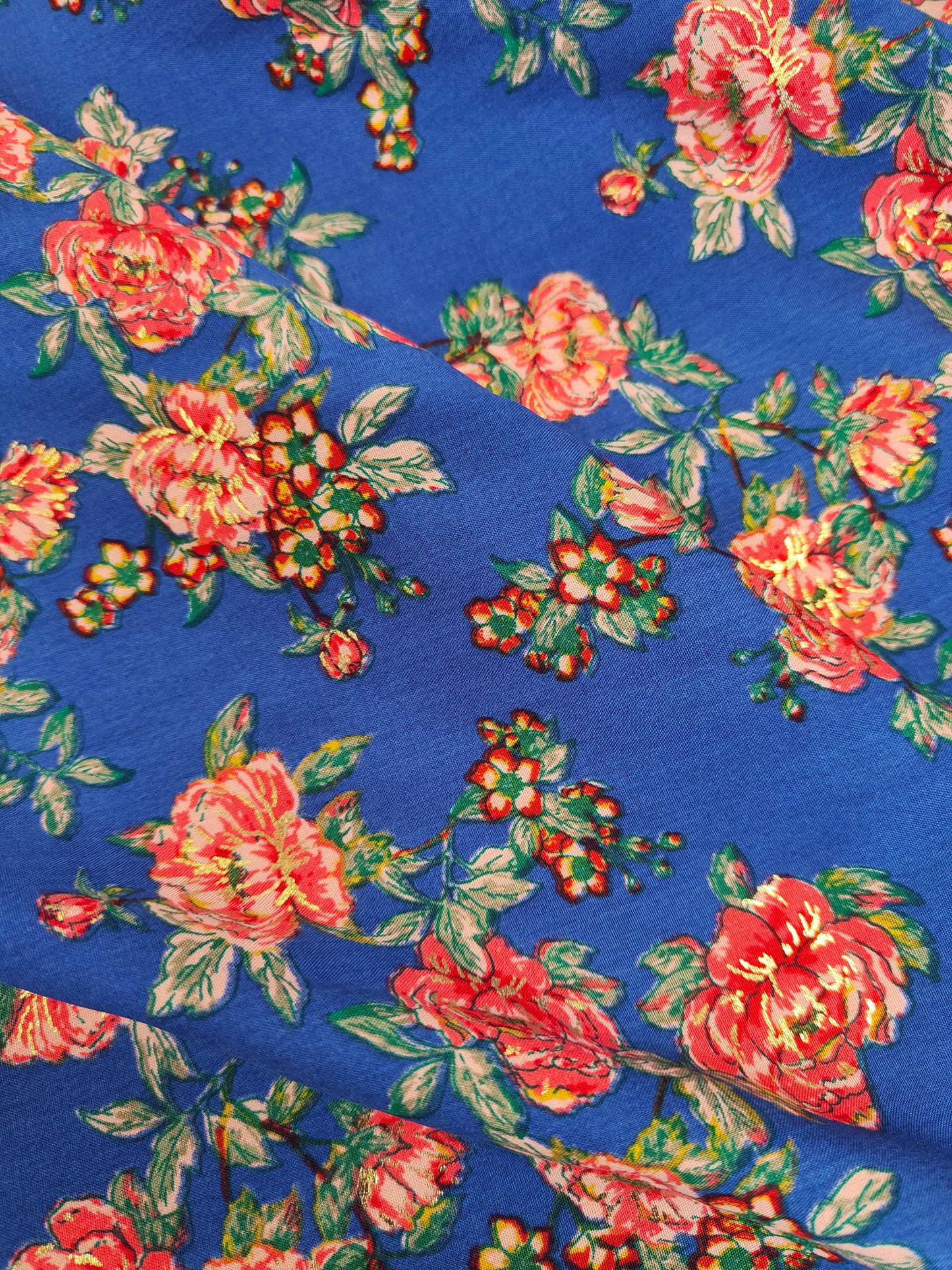 Foil Floral Viscose