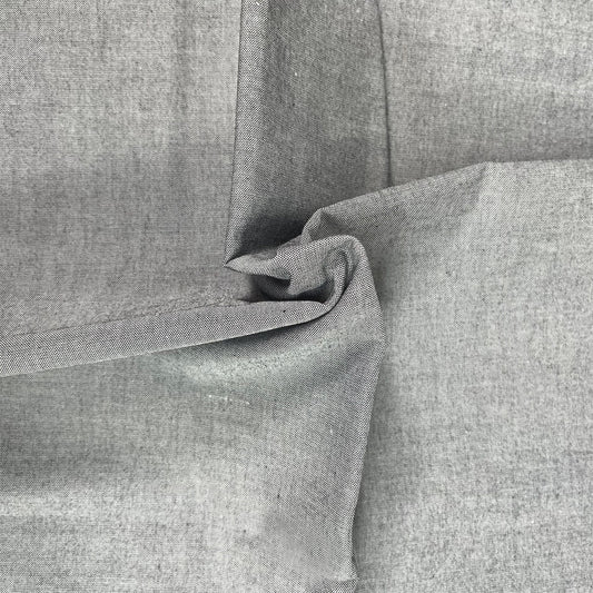 Grey Cotton Chambray