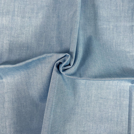 Denim Blue Cotton Chambray
