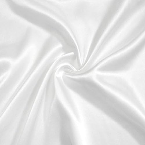 White Silky Satin