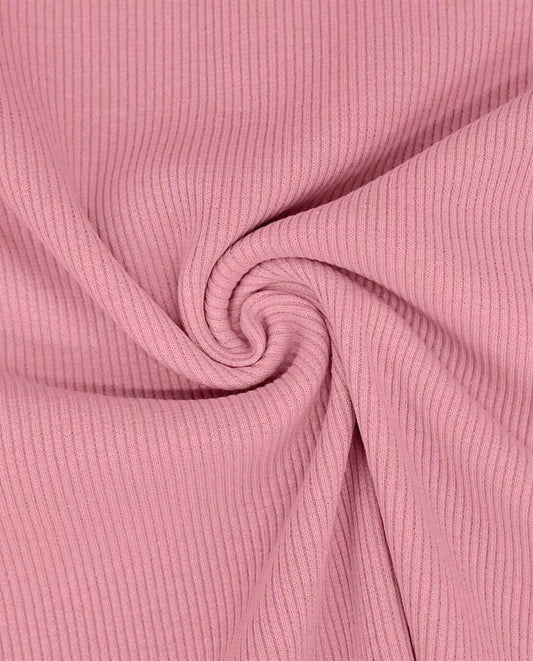 Old Pink Ribbed Cotton Jersey