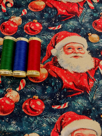 Santa Brushed Back French Terry