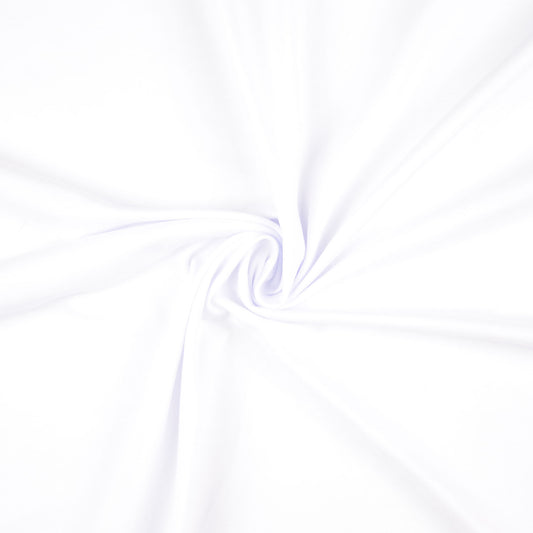 Plain White Cotton Jersey