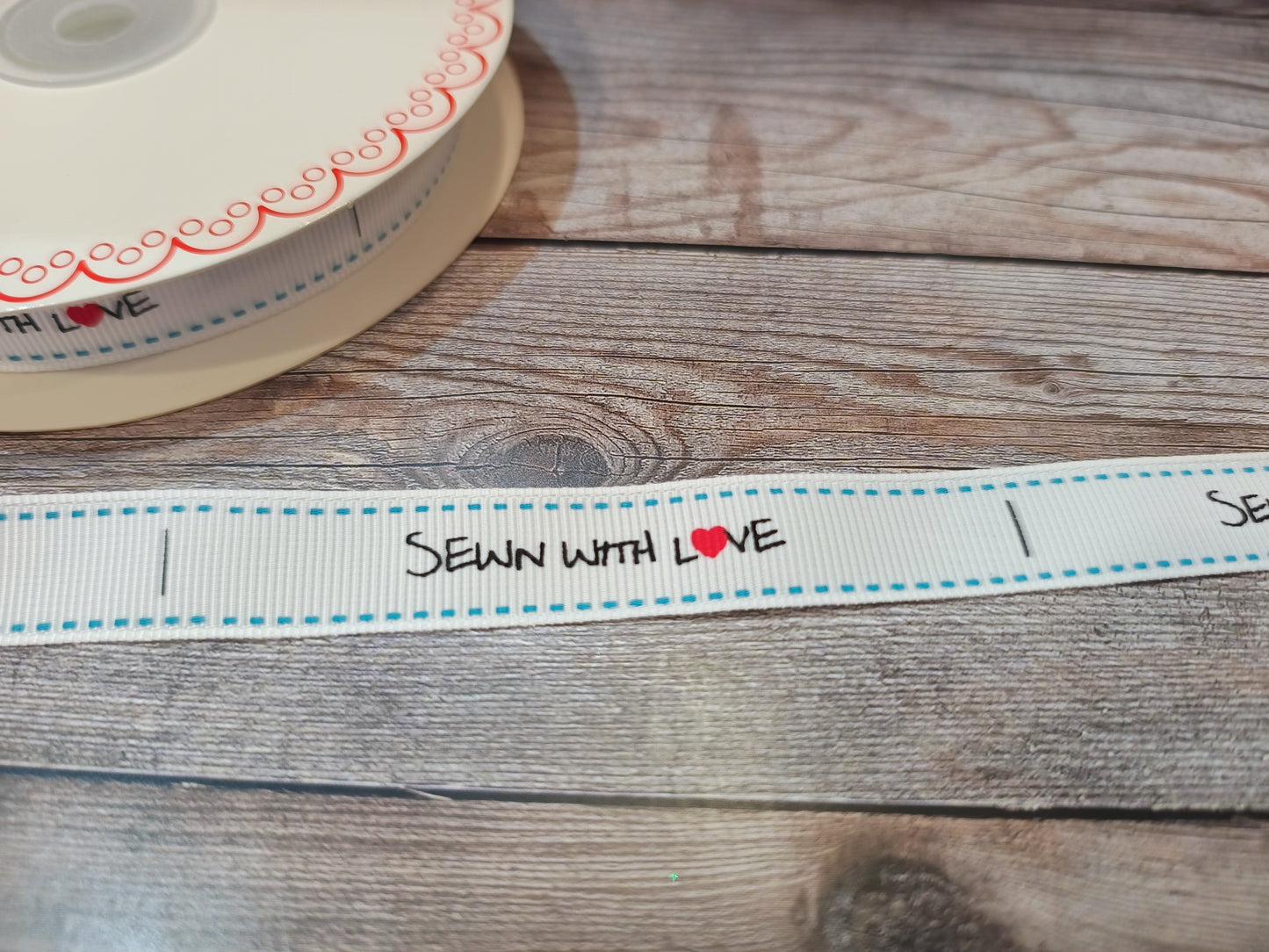 10 Sewn with Love Ribbon Labels