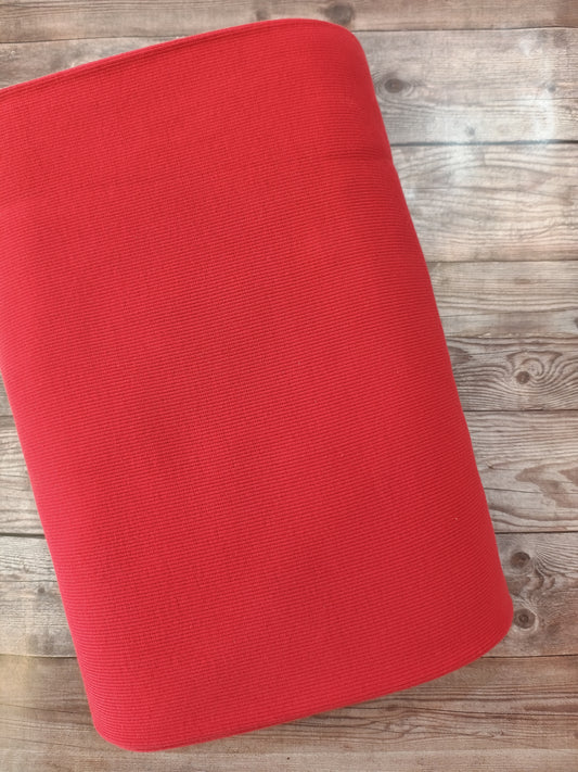 Ribbed Blush Tubular Cotton Ribbing Jersey