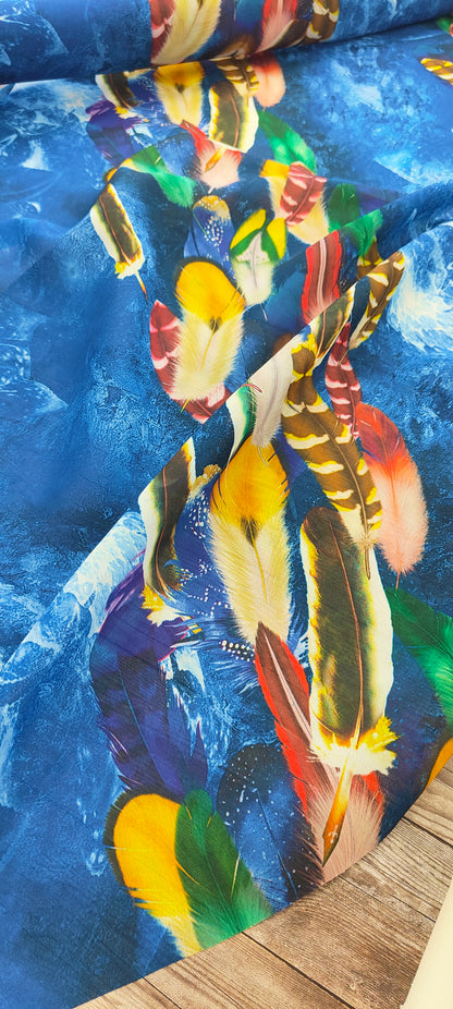 Feather Georgette 1.93m