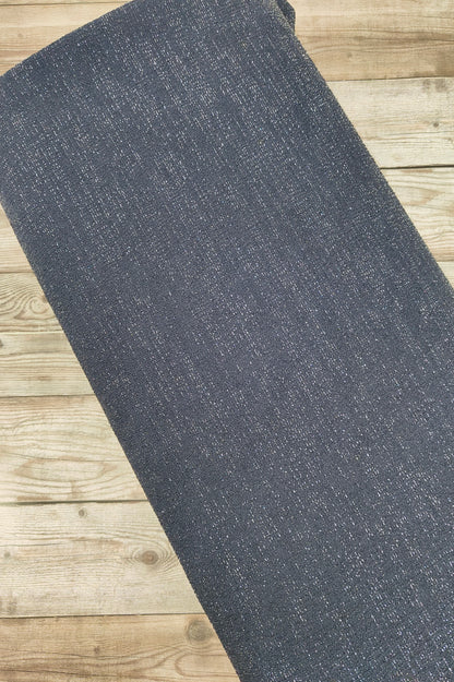 Navy Lurex Jersey