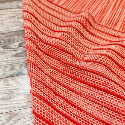 Honeycomb Stretch Cranberry Marl