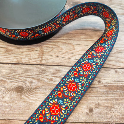 Floral 38mm Webbing Strap