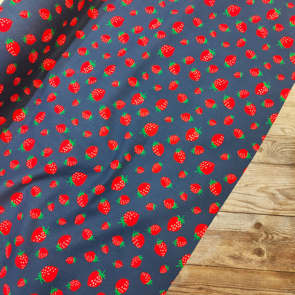 Strawberry Cotton Rich Polycotton