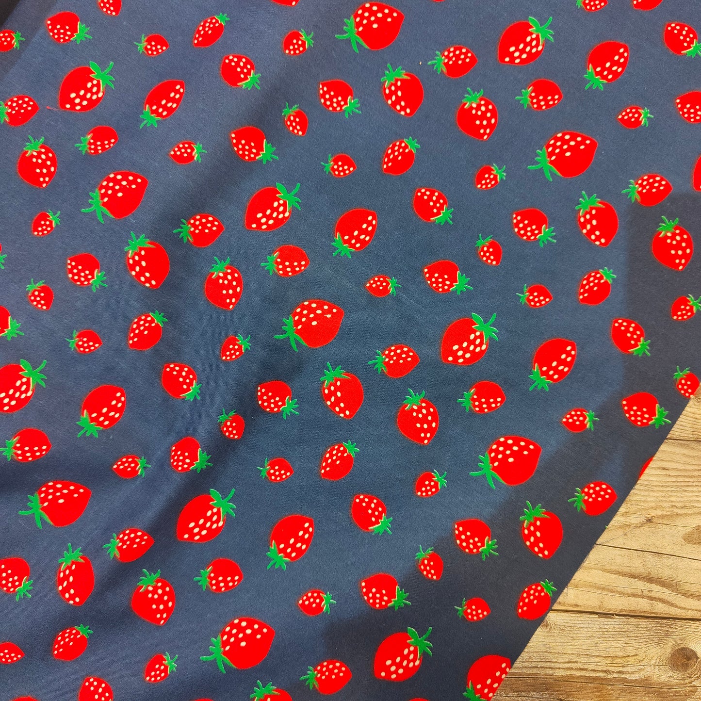 Strawberry Cotton Rich Polycotton