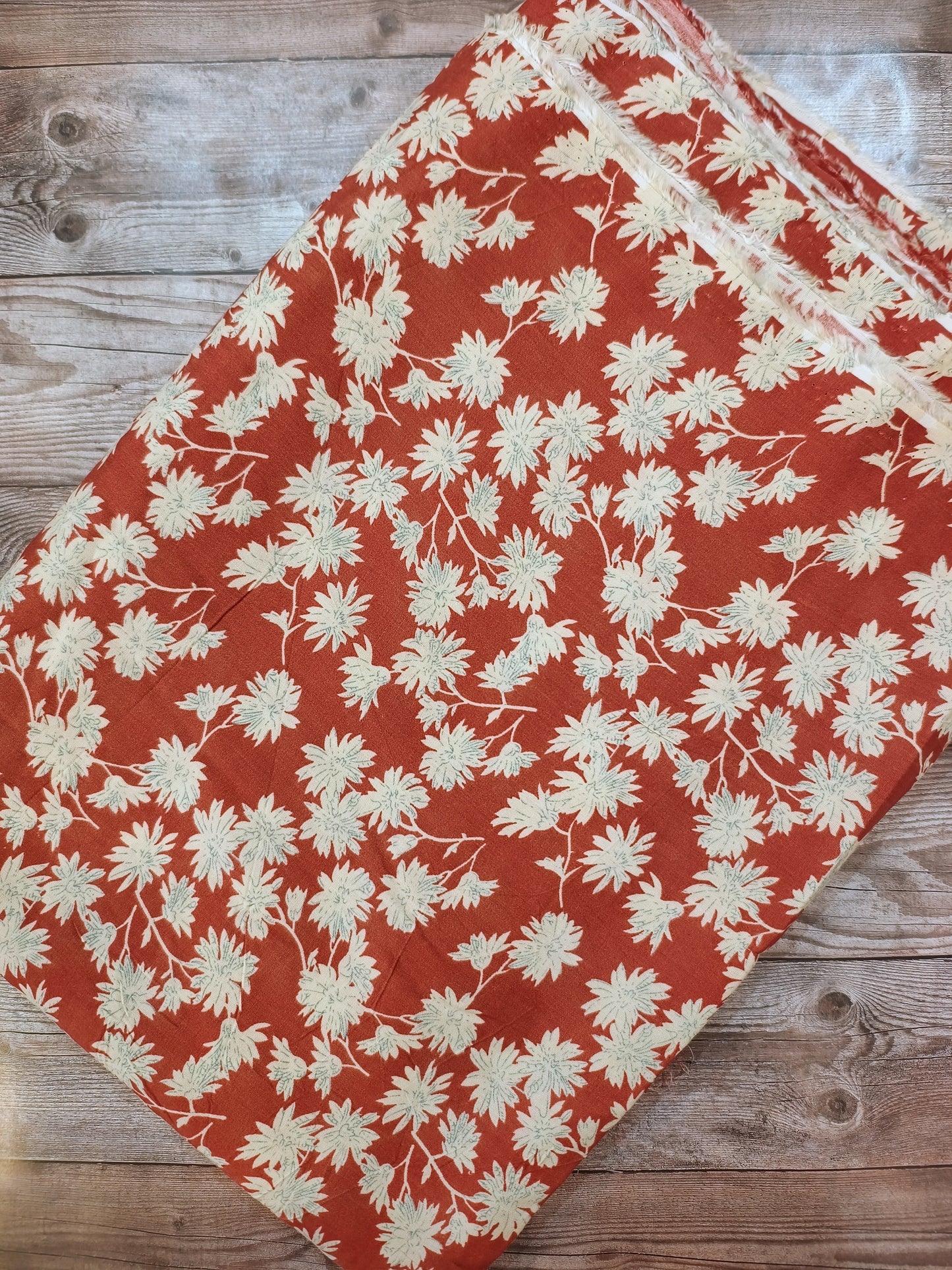 Floral on Rust Viscose Bundles