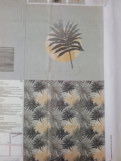 Leaf Cotton Canvas Cushion Panels