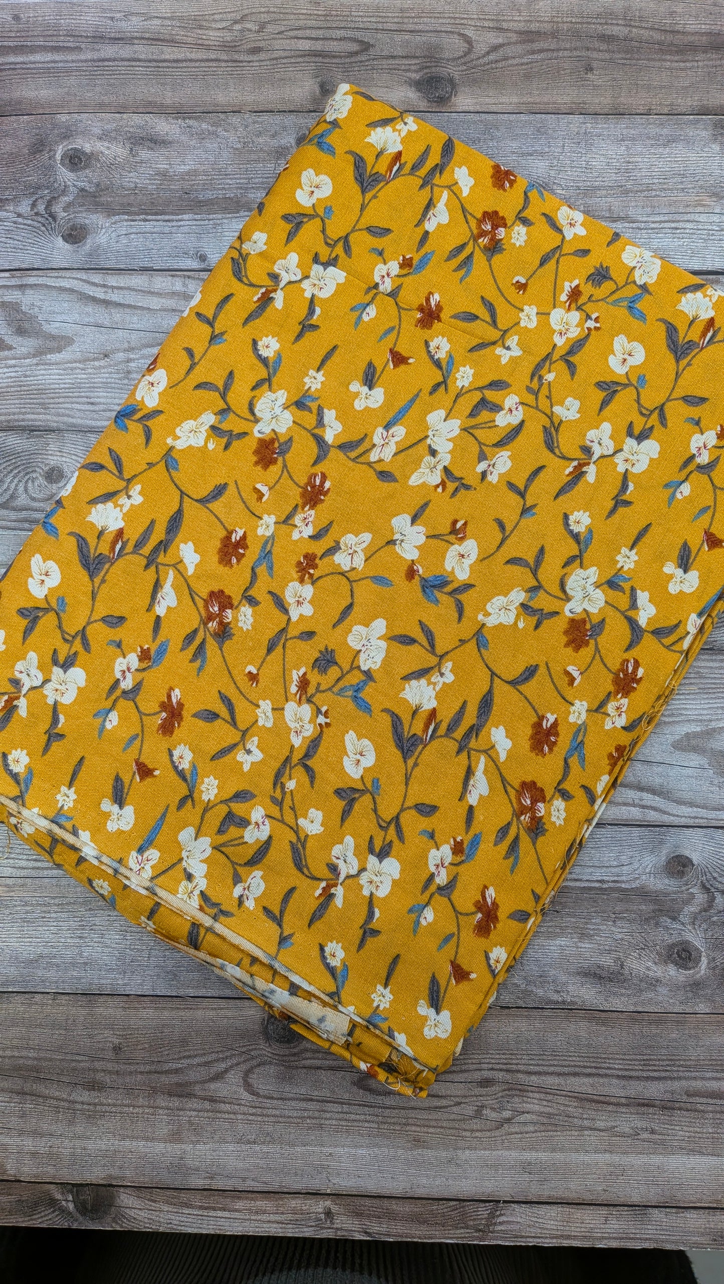 Floral on Ochre Viscose Bundles
