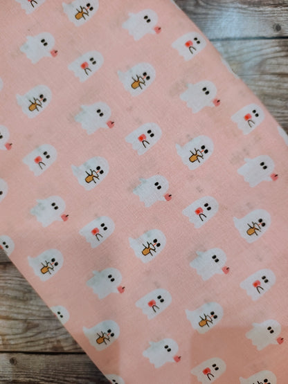 Ghosts on Pink Cotton