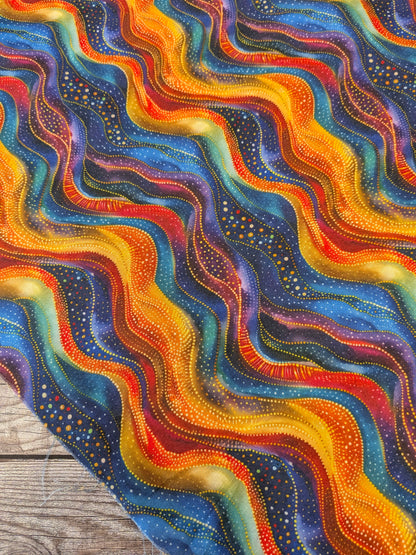 Groovy Waves Polycotton