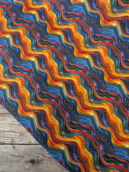 Groovy Waves Polycotton