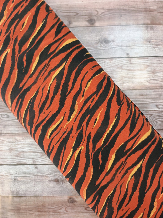Animal Print Brique Viscose Jersey