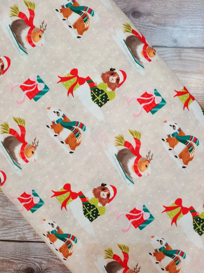 Guinea Pig Christmas Cotton