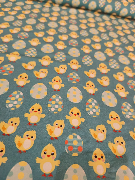 Easter Chick Cotton Jersey
