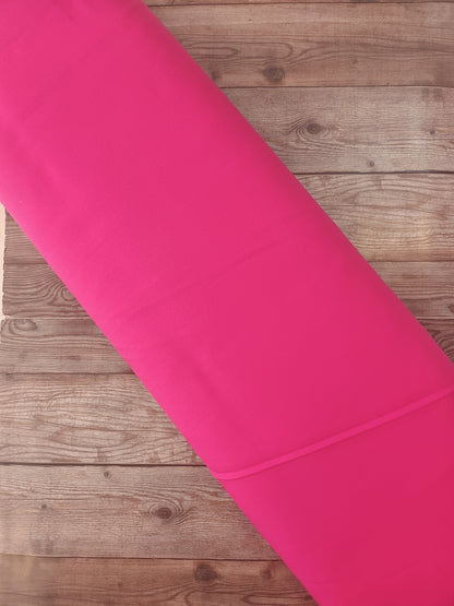 Plain Bright Pink Cotton