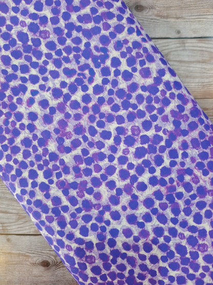 Purple Spots Cotton