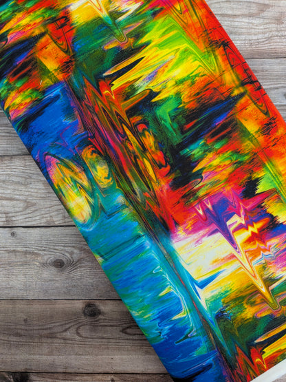 Abstract Watercolour Cotton