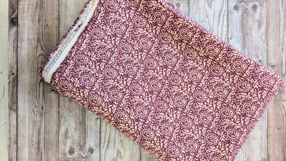 Maroon Paisley Viscose Bundles