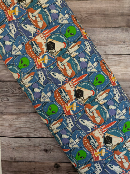 Space Alien Badges Cotton