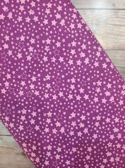 Purple Stars Cotton