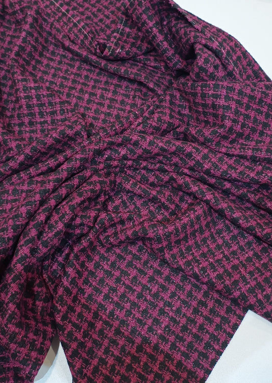 Black & Berry Boucle Coating