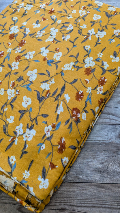 Floral on Ochre Viscose Bundles