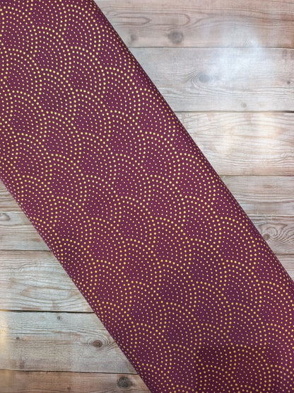 Purple Starry Arches Cotton
