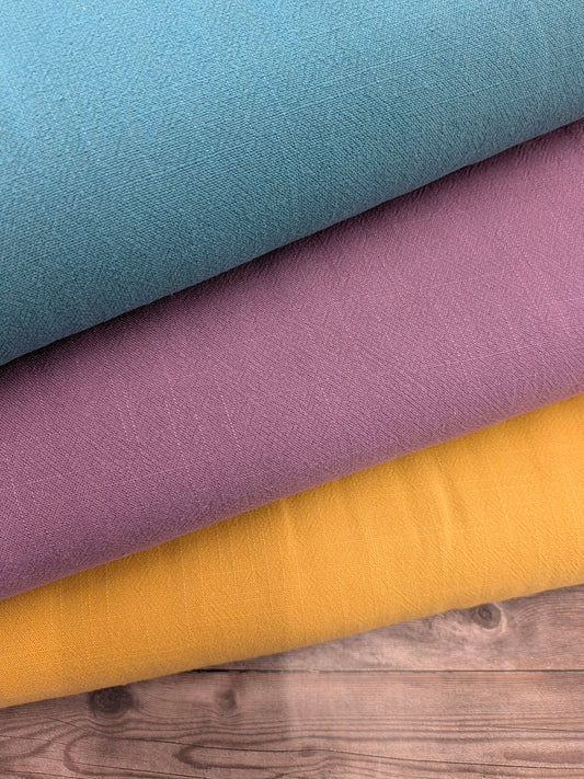 Stone Washed Violet Linen
