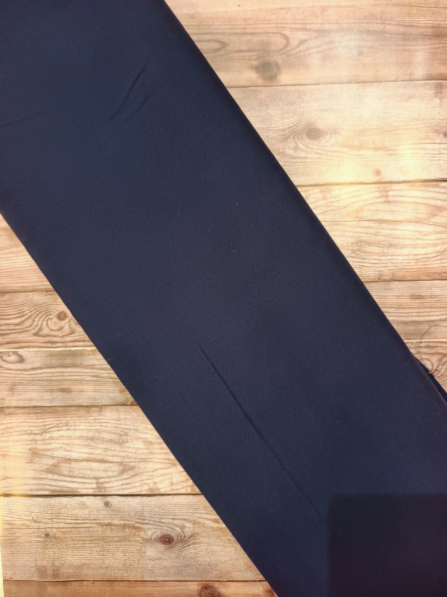 Plain Navy Viscose