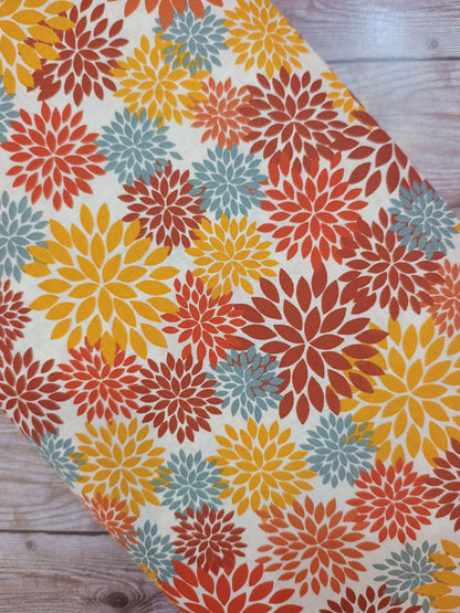 Autumnal Floral Cotton