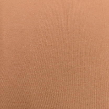 Plain Peach Cotton Jersey
