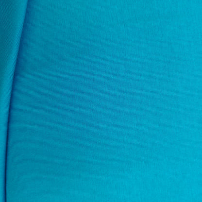 Plain Peacock Blue Cotton Jersey