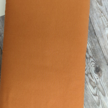 Plain Rust Cotton Jersey 72cm