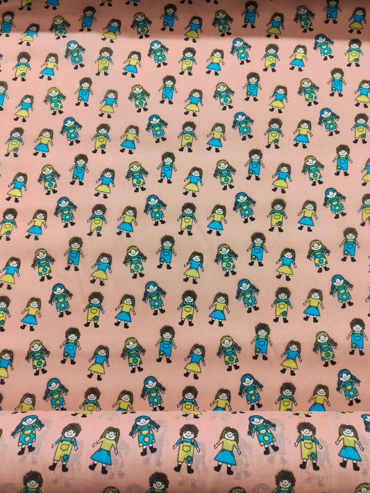 Raggy Dolls Polycotton