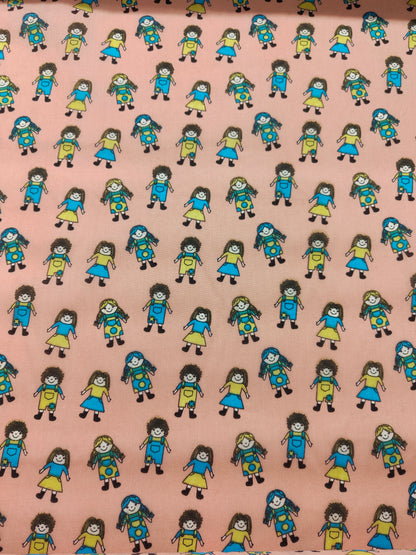 Raggy Dolls Polycotton