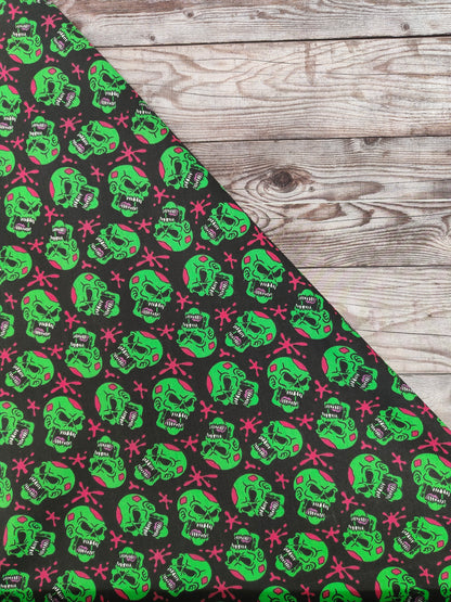 Dead Funny Skull Polycotton