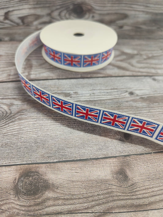 16mm Union Jack Ribbon