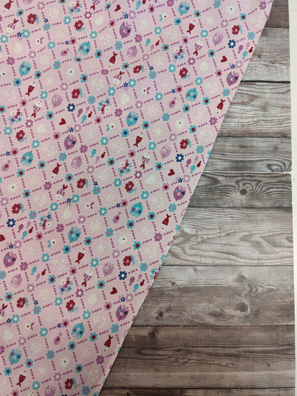 Pink Fish Cotton Poplin