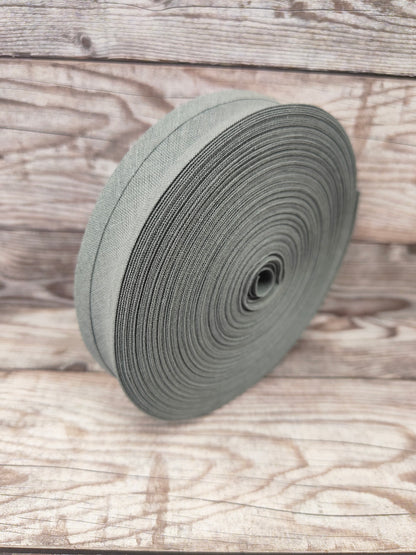 Silver Grey Cotton Bias Binding