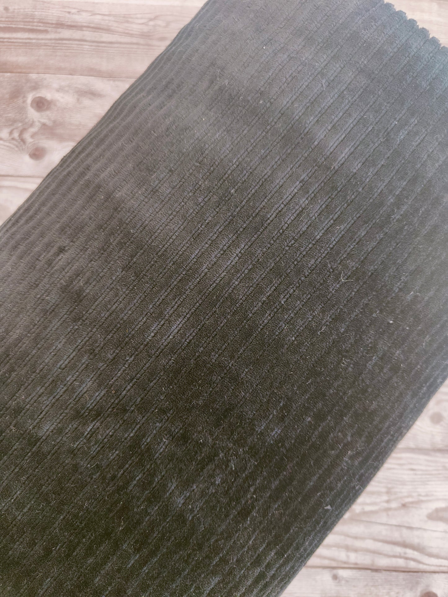 Black Big Knit Corduroy Jersey 2m