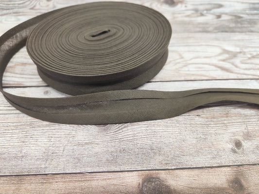 Dark Brown Cotton Bias Binding