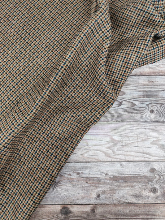Ditsy Dogtooth Wool Blend