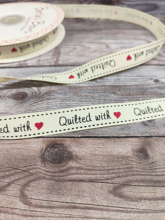Quilted with Love Ribbon 16mm